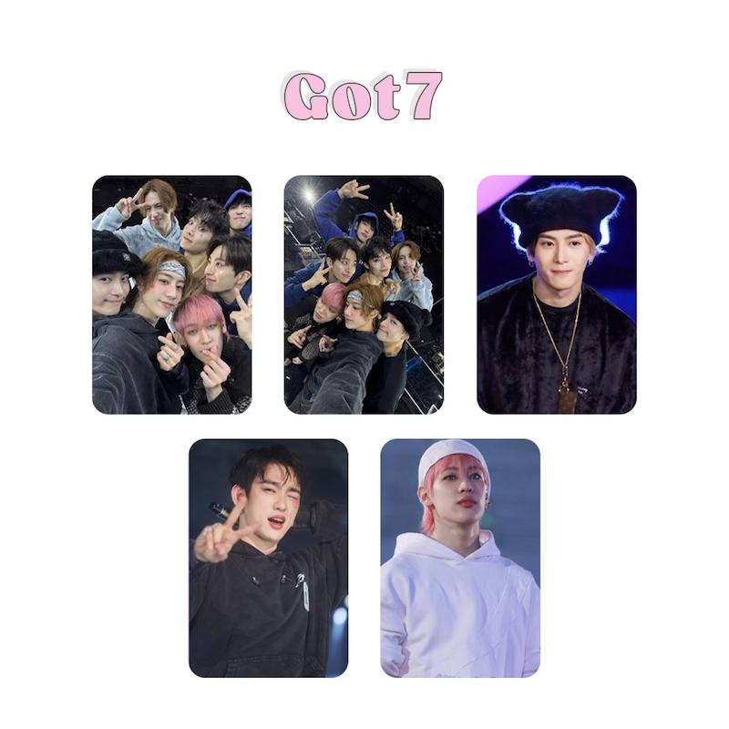 پک فتوکارت 5 عددی Got7 / گات سون