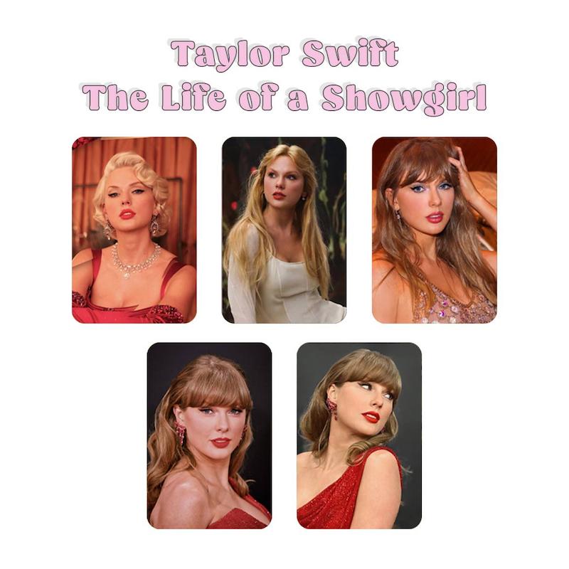 پک فتوکارت 5 عددی The Life of a Showgirl Taylor Swift / تیلور سویفت زندگی یک شوگرل سری دوم