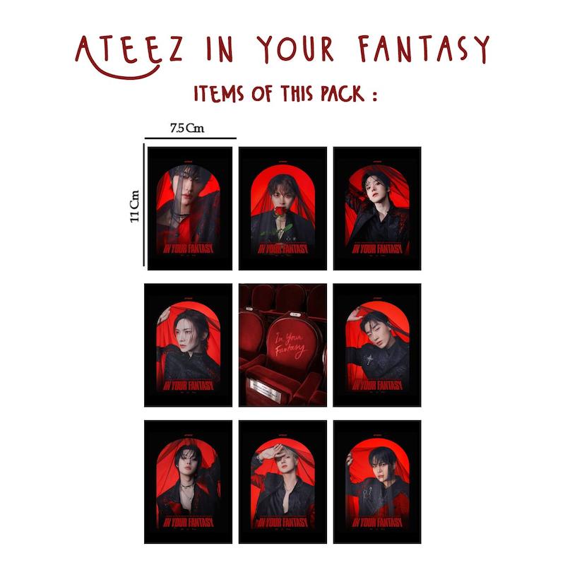 پک مینی پوستر Ateez In Your Fantasy / ایتیز 