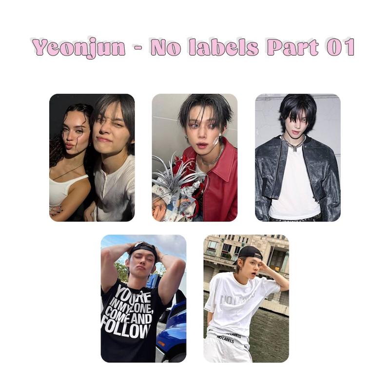 پک فتوکارت 5 عددی Yeonjun No labels Part 01 TXT / یونجون تی اکس تی