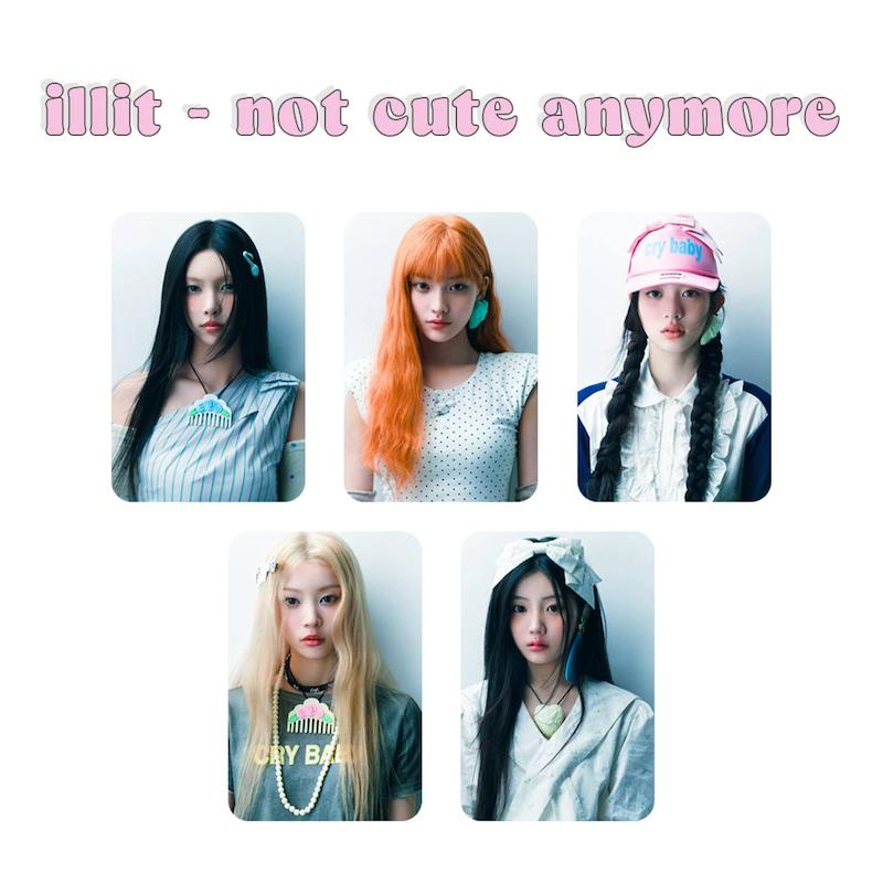 پک فتوکارت 5 عددی illit - NOT CUTE ANYMORE / آیلیت
