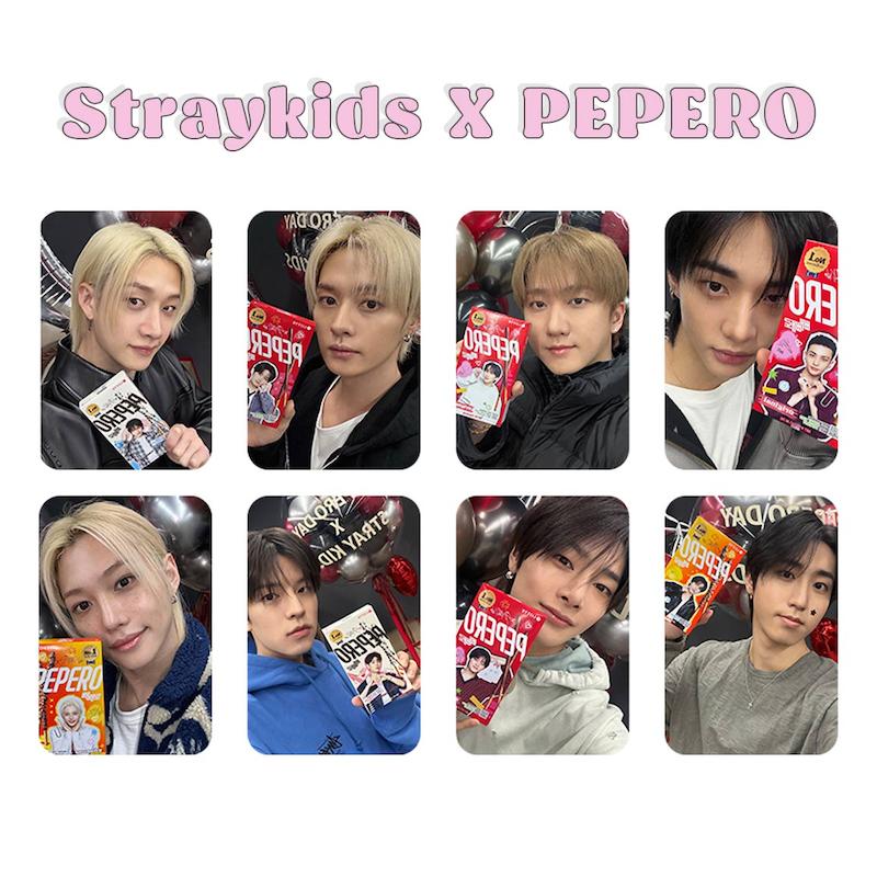 پک فتوکارت 8 عددی Straykids X PEPERO / استری کیدز 