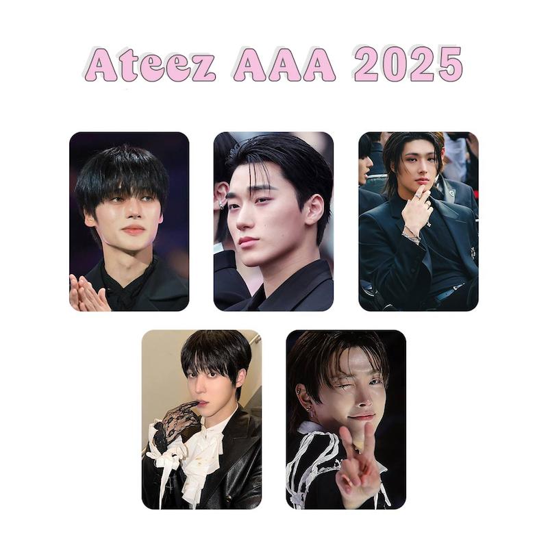 پک فتوکارت 5 عددی Ateez AAA 2025 / ایتیز