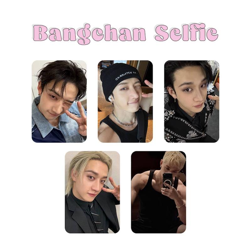 پک فتوکارت 5 عددی Bangchan Selfie / بنگچان استری کیدز سلفی
