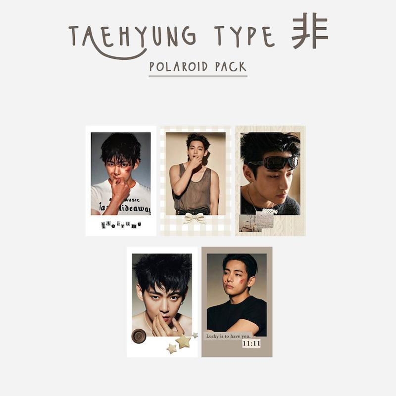 پک مینی پولاروید  BTS Taehyung TYPE 非 / تهیونگ بی تی اس تایپ