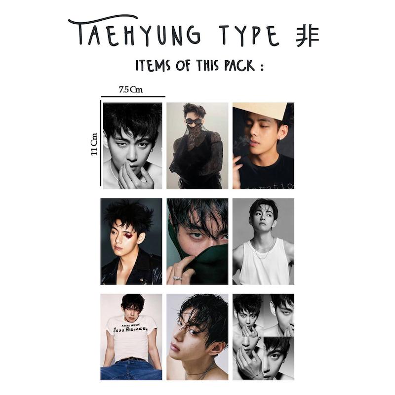 پک مینی پوستر  Taehyung BTS TYPE 非 / تهیونگ تایپ بی تی اس