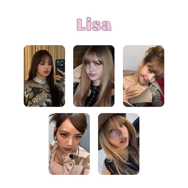 پک فتوکارت 5 عددی Lisa Blackpink  / لیسا بلک پینک