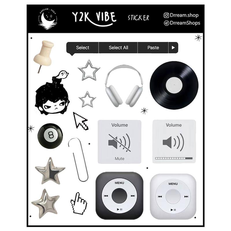 استیکر Y2K Vibe