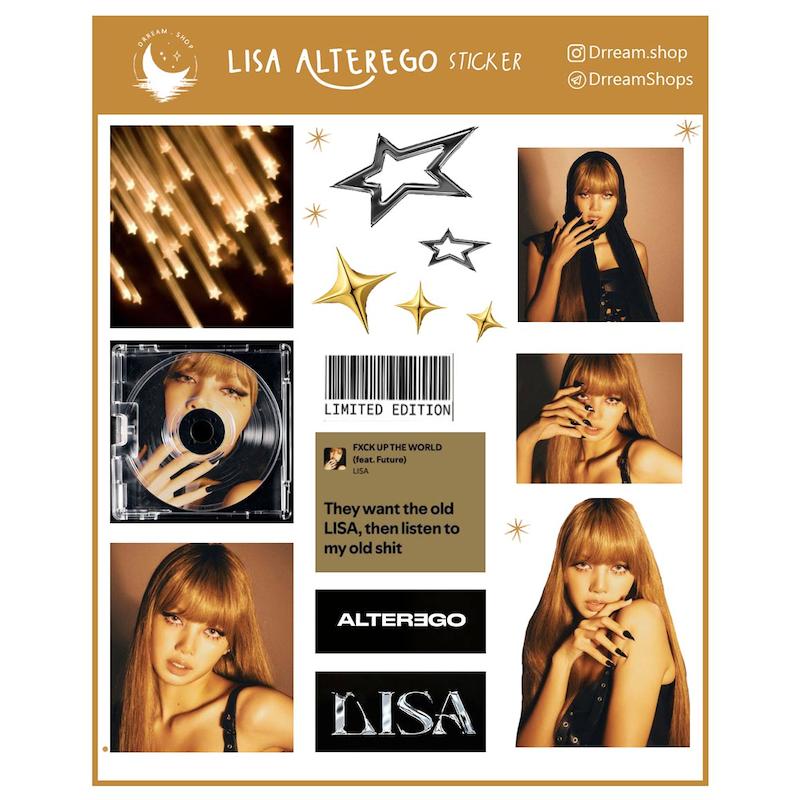 استیکر Lisa AlterEgo Blackpink / لیسا بلک پینک