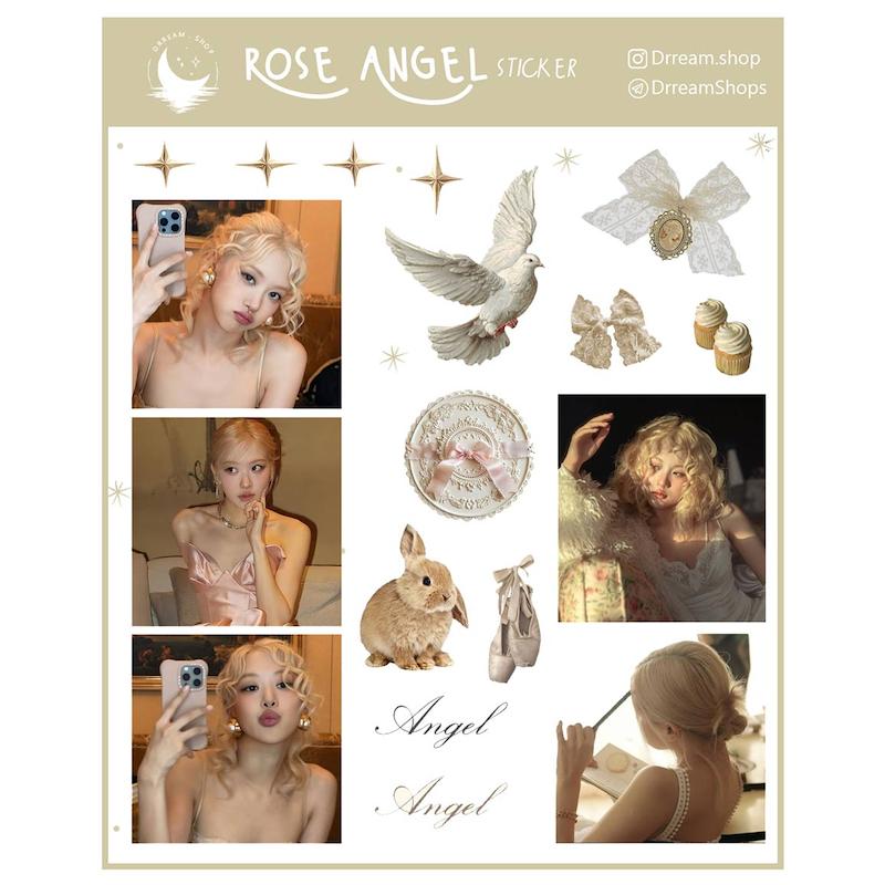 استیکر Rose Angel Blackpink / رزی بلک پینک