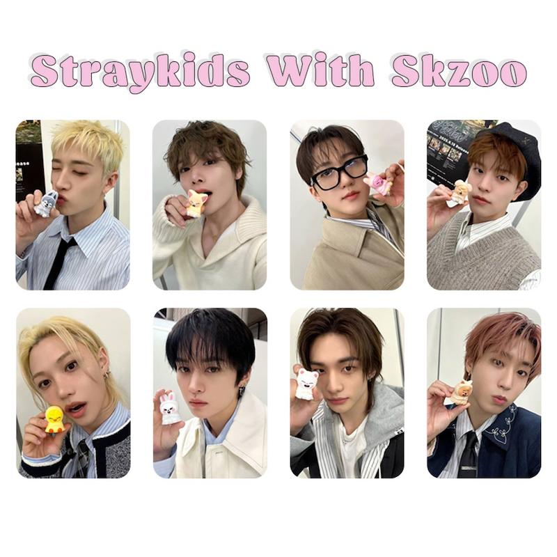 پک فتوکارت 8 عددی Straykids With Skzoo / استری کیدز