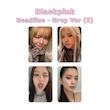 پک فتوکارت 4 عددی Blackpink Deadline Grey Ver 2 / ددلاین بلک پینک ورژن 2 طوسی