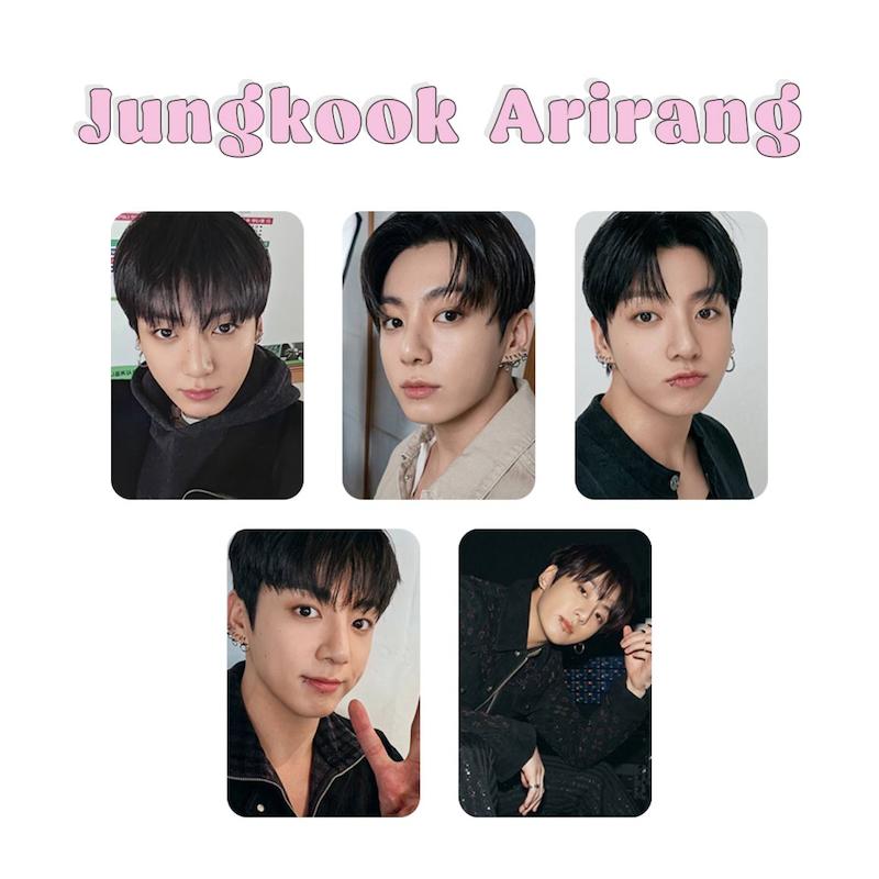 پک فتوکارت 5 عددی Jungkook Arirang BTS / جونگکوک بی تی اس آریرانگ