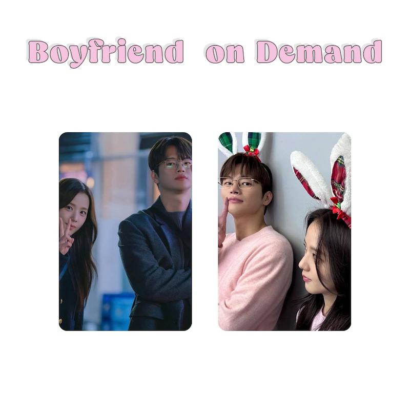 پک فتوکارت 2 عددی Boyfriend on Demand Blackpink کیدراما / جیسو بلک پینک