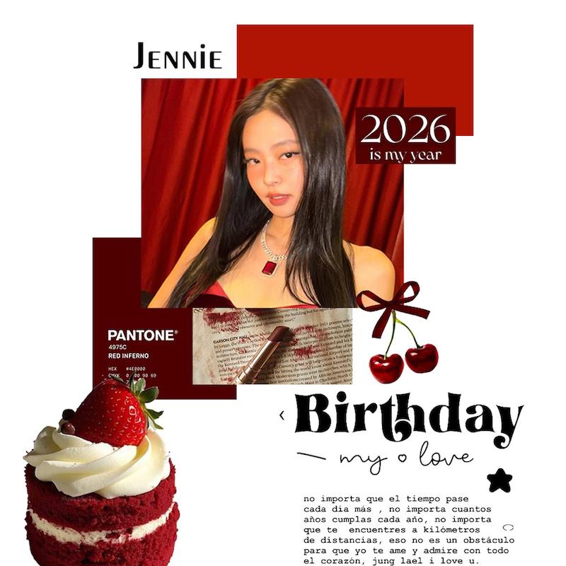 برثدی پک جنی بلک پینک / Birthday Pack Jennie Blackpink