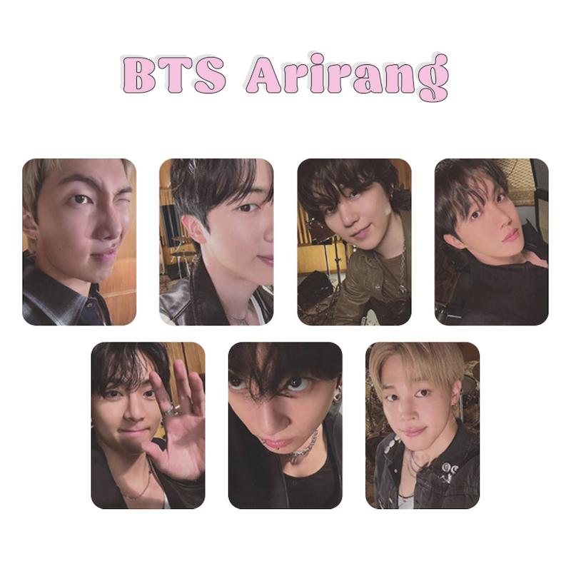 پک فتوکارت 7 عددی BTS Arirang Selfie / بی تی اس آریرانگ سلفی