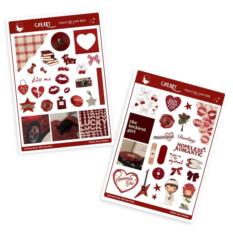 استیکر اسکرپ بوک Cherry / چری