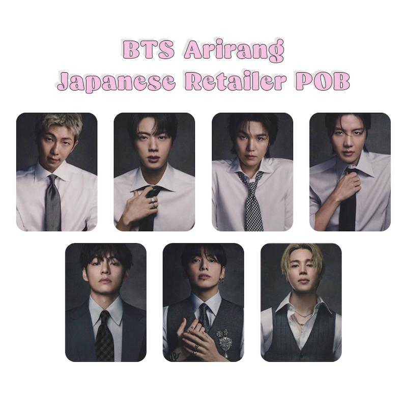 پک فتوکارت 7 عددی BTS Arirang Japanese Retailer POB / بی تی اس آریرانگ ادیشن ژاپنی