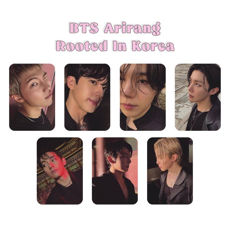 پک فتوکارت 7 عددی BTS Arirang Rooted In Korea / بی تی اس آریرانگ ادیشن کره 