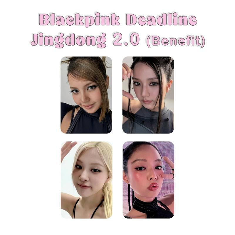 پک فتوکارت 4 عددی Blackpink Deadline Jingdong 2.0 / ددلاین بلک پینک بنفیت