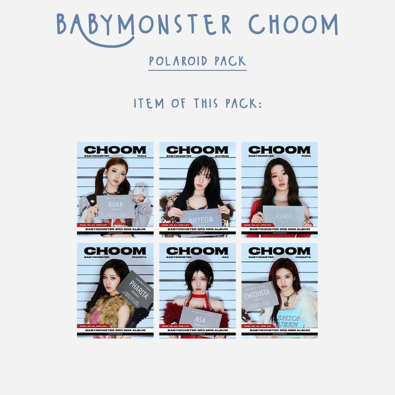 پک مینی پولاروید  Babymonster Choom / بیبی مانستر
