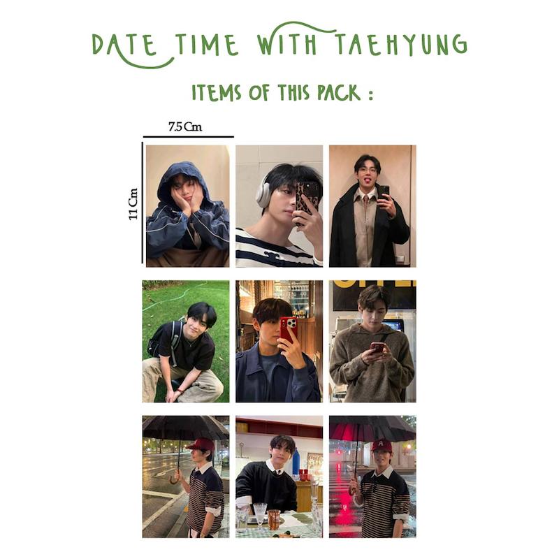 پک مینی پوستر Date Time With Taehyung BTS / تهیونگ بی تی اس