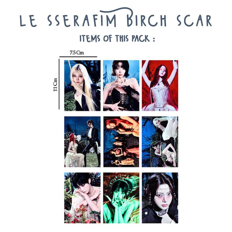 پک مینی پوستر Lesserafim Birch scar / لسرافیم