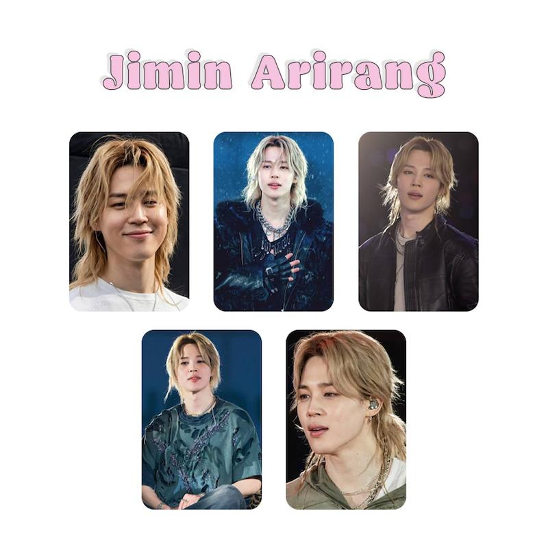 پک فتوکارت 5 عددی Jimin Arirang BTS / جیمین آریرانگ بی تی اس