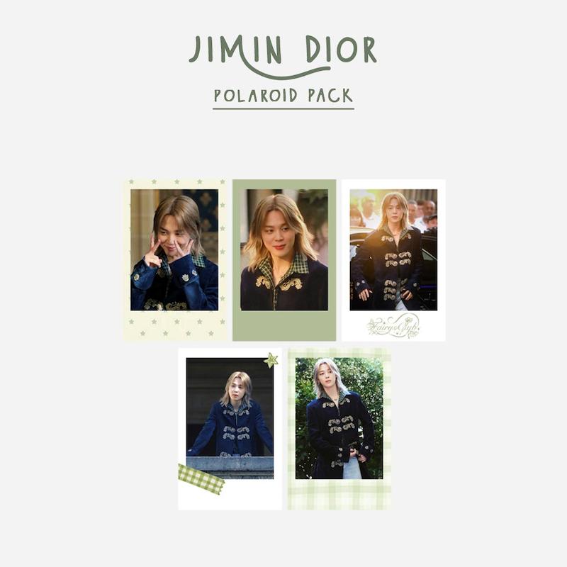 پک مینی پولاروید  BTS Jimin Dior / جیمین دیور