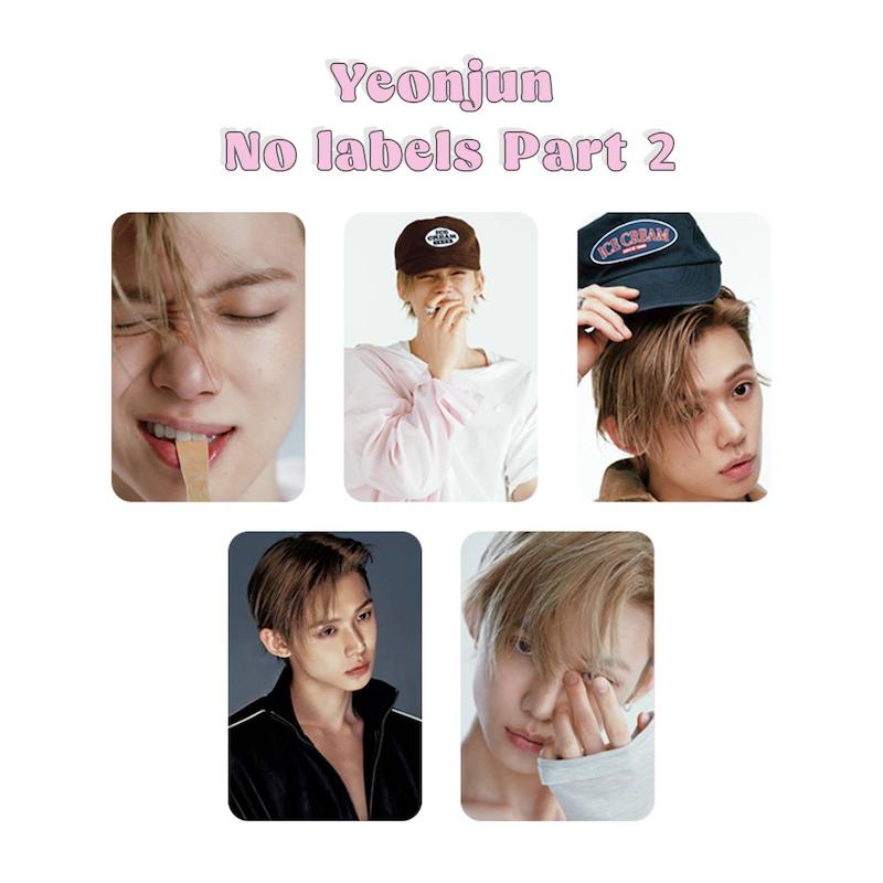 پک فتوکارت 5 عددی Yeonjun No labels Part 02 TXT / یونجون تی اکس تی