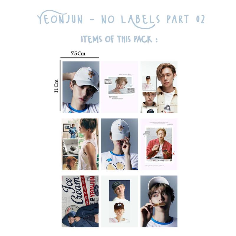پک مینی پوستر TXT Yeonjun No labels Part 02 / یونجون تی اکس تی