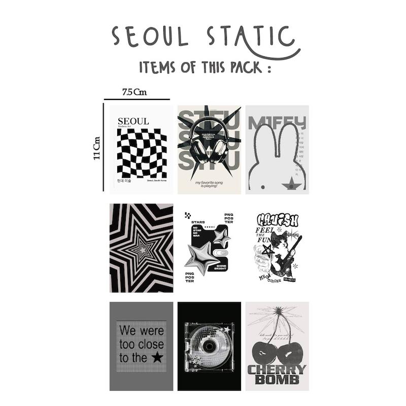 پک مینی پوستر Seoul Static / نویز سئول