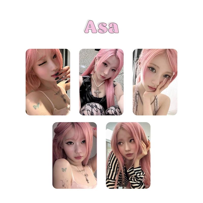 پک فتوکارت 5 عددی  Asa Babymonster / آسا بیبی مانستر