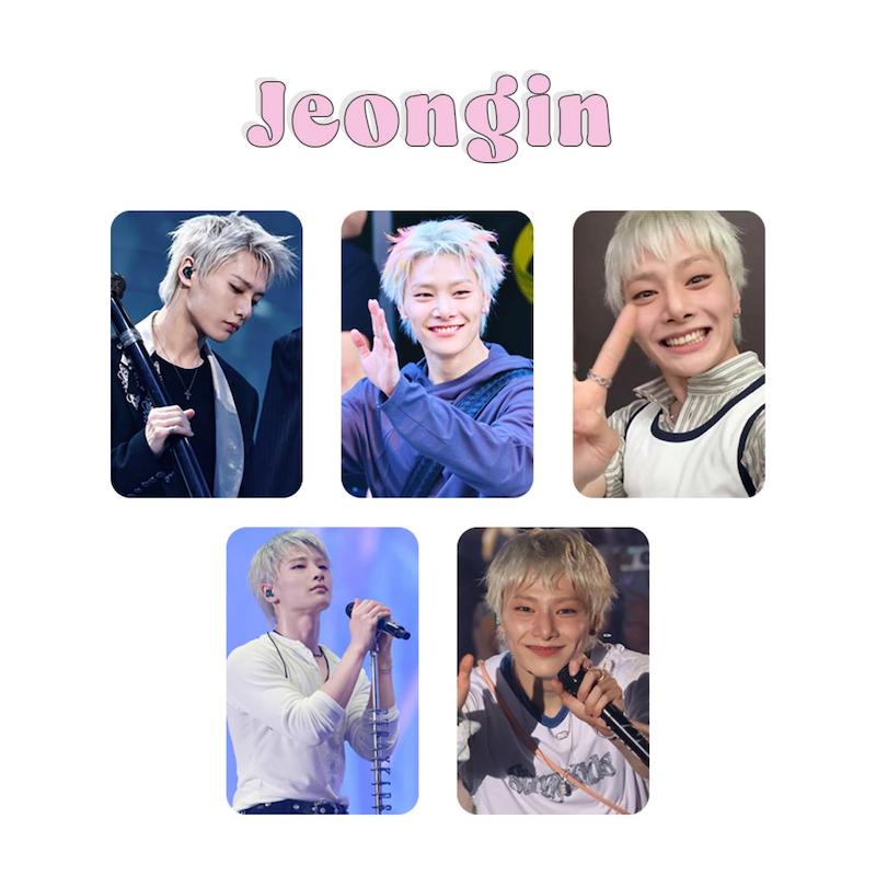 پک فتوکارت 5 عددی Jeongin This & That Straykids / جونگین استری کیدز دیس اند دت-