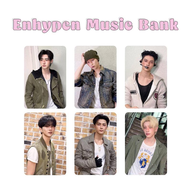 پک فتوکارت 6 عددی Enhypen Music Bank / انهایپن
