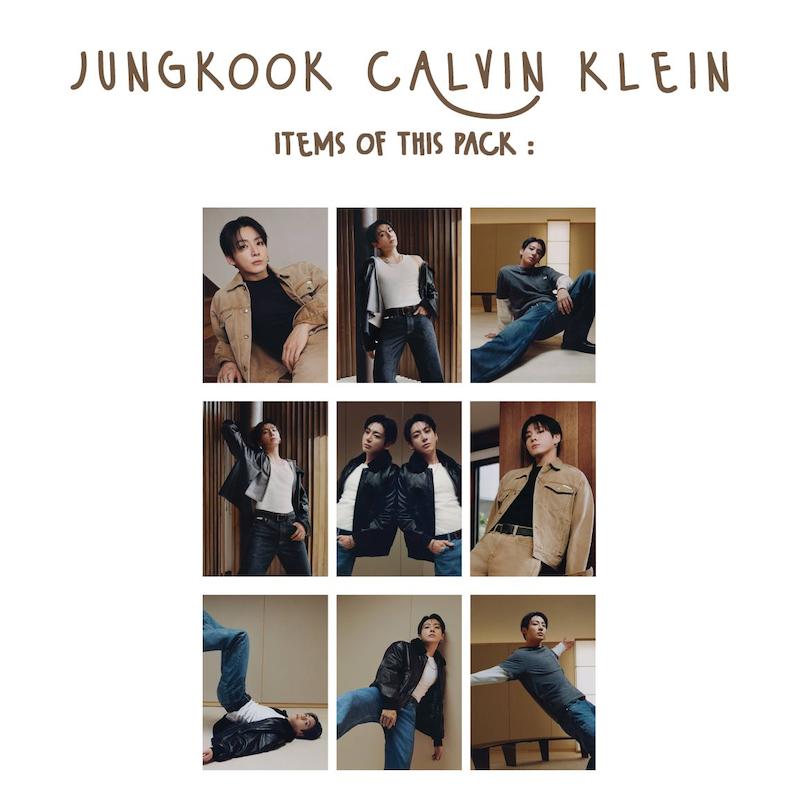پک مینی پوستر Jungkook Calvin Klein / جونگکوک کلوین کلاین سری دوم