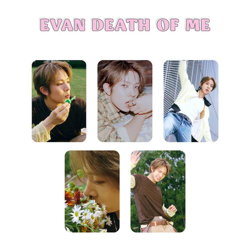 پک فتوکارت 5 عددی Evan (Heeseung) Enhypen DEATH OF ME / اوان (هیسونگ) انهایپن