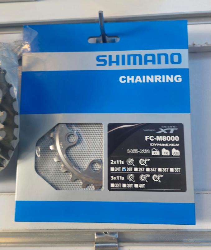 سینی طبق شیمانو Shimano XT FC-M8000 2-speed Chainring 26T (BB)