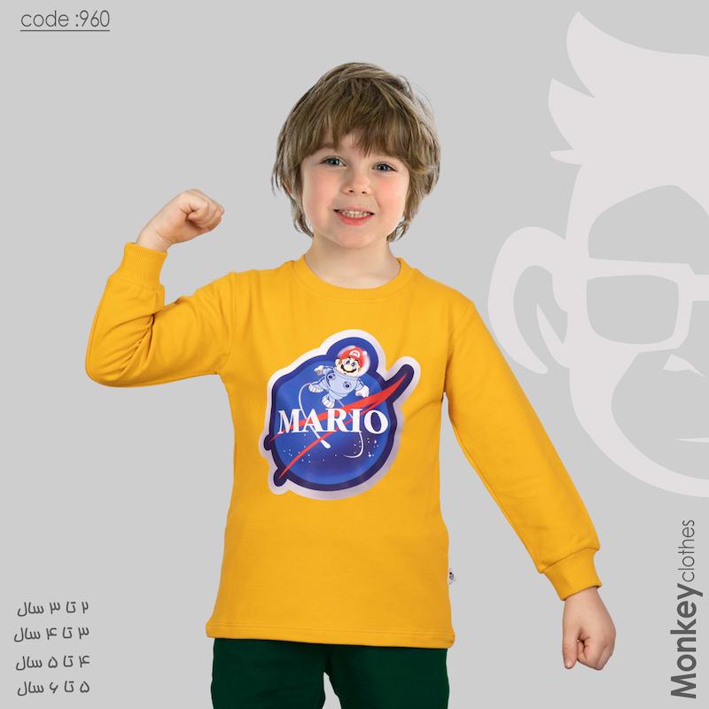 بلوز دورس ماریو برند مانکی کد 960 گروه سنی 3 تا 6