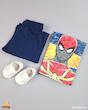 ست تیشرت شلوارک مانکی طرح اسپایدرمن کد 1444
