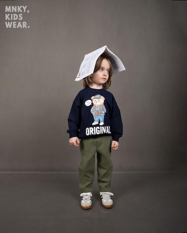 کراپ و بلوز دورس برند مانکی طرح تدی بانمک کد 1462