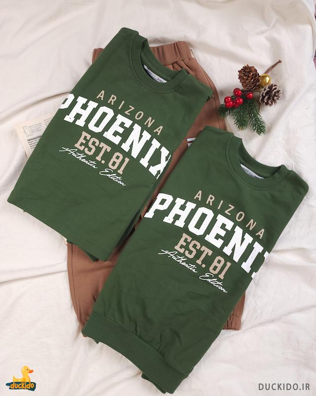 کراپ و بلوز دورس برند مانکی طرح فونیکس کد 1476