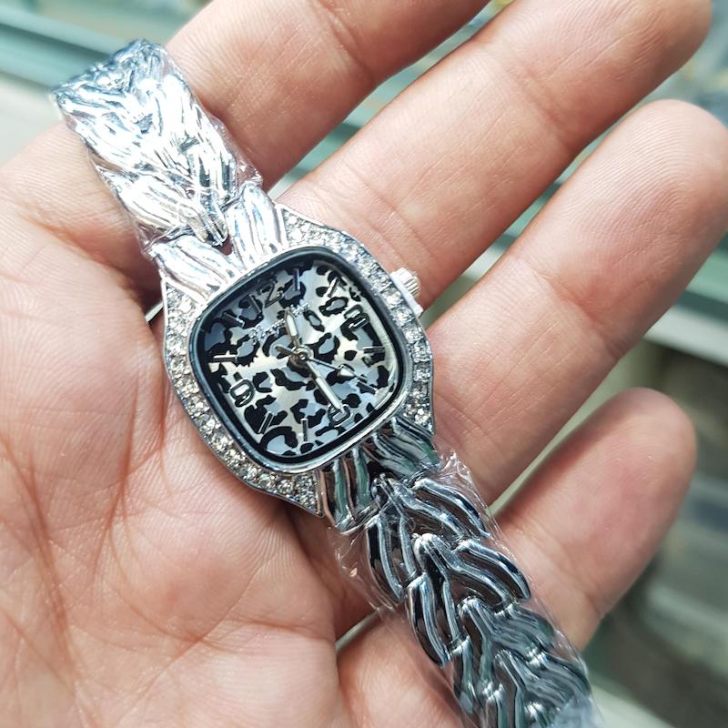 ساعت پلنگی دخترانه زنانه 