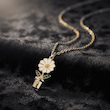 گردنبند چارم طرح طلا گل charm