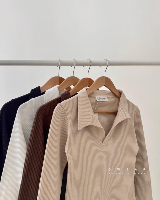 کراپ یقه شکاری