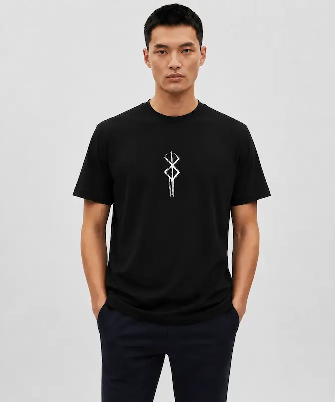 تیشرت مردانه طرح TS139 B Berserk 