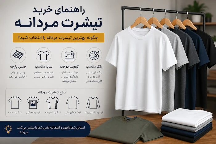 راهنمای خرید تیشرت مردانه: چگونه بهترین تیشرت مردانه را انتخاب کنیم؟
