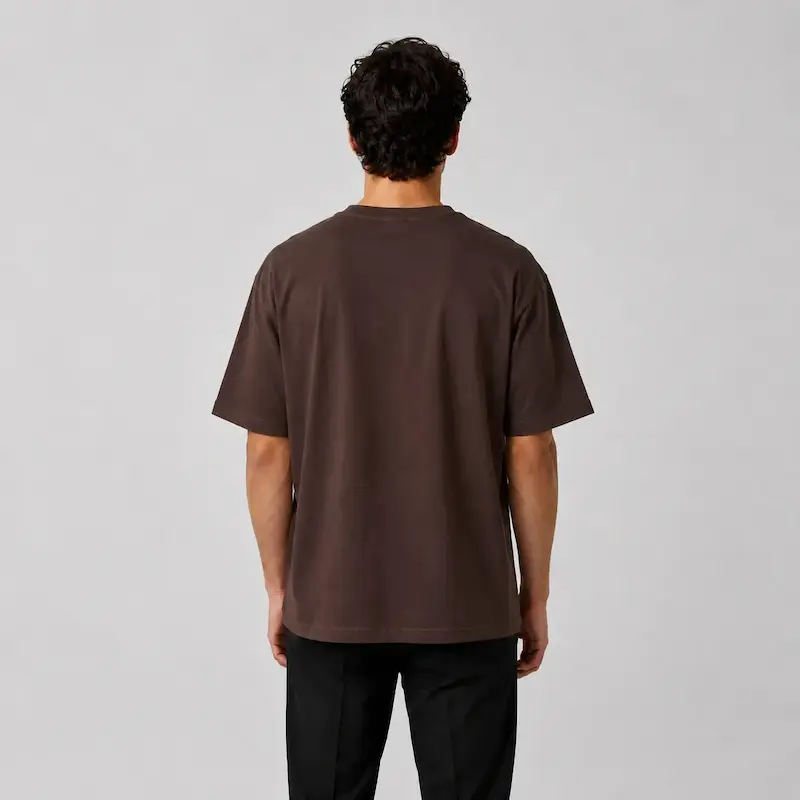 تیشرت ساده ماکان باکسی مردانه  TS149 