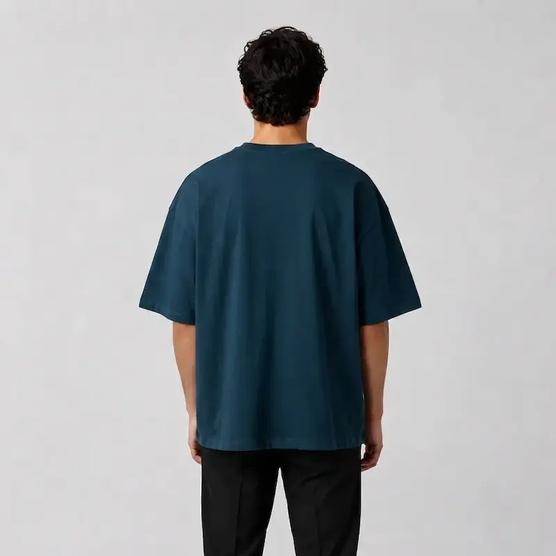 تیشرت ساده ماکان باکسی مردانه  TS149 