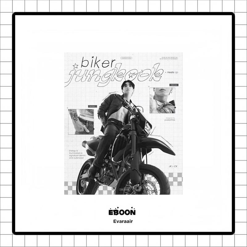 پوستر ب۵ jungkook & calvin klein کد سه